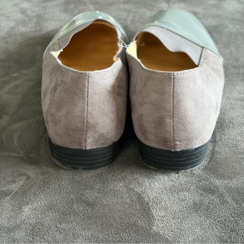 Angel Steps Gray Colorblock Comfort Flats – Women’s Size 7M - Picture 4 of 5
